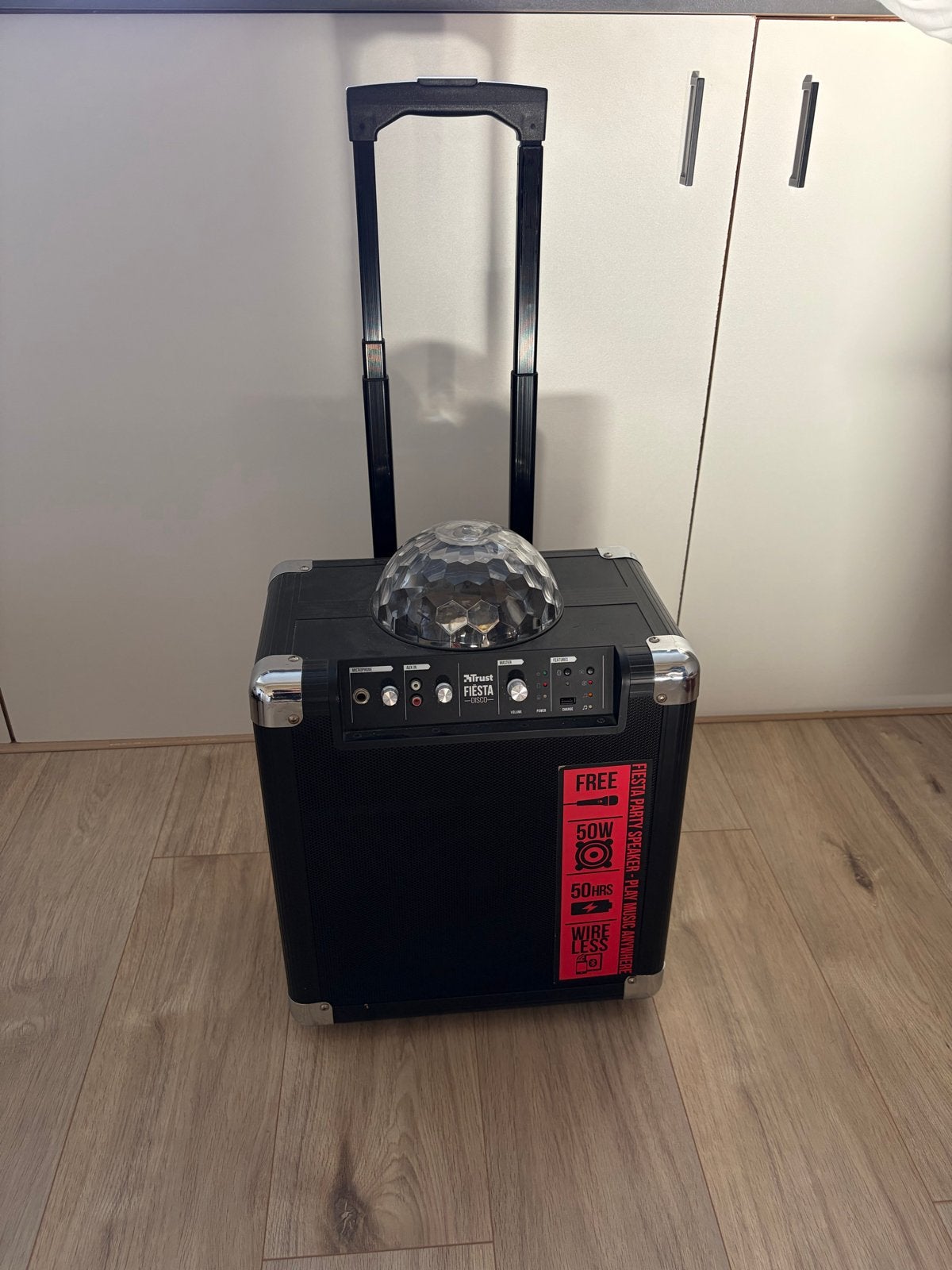 Trust Fiesta party speaker - weinig gebruikt, Inclusief oplader, Party speaker, Zo goed als nieuw, Minder dan 60 watt