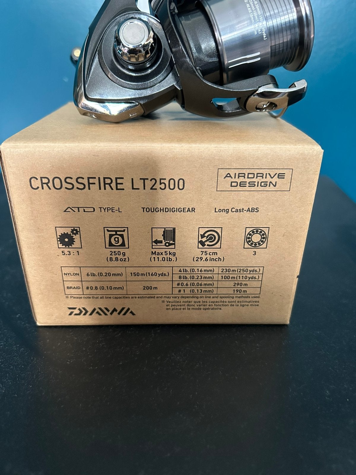 Nieuw Daiwa Crossfire LT2500 spinmolen, D, Molen, Nieuw, Ophalen of Verzenden