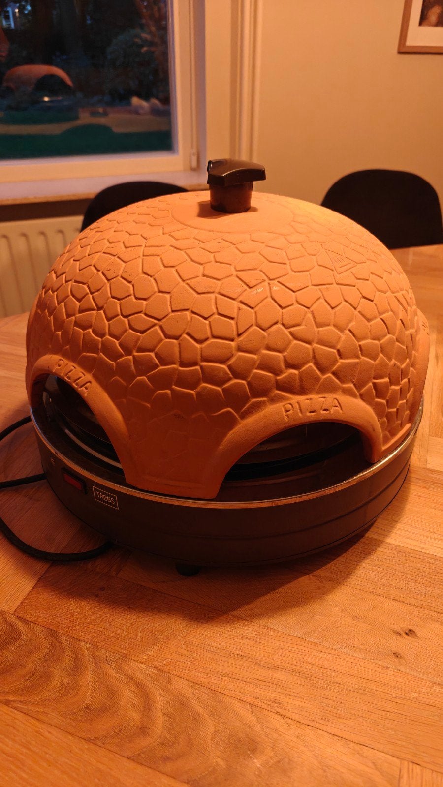 Pizzaretti, Pizzaoven voor 4 personen en een grote eter, Ophalen, Minder dan 45 cm, Gebruikt, Pizzaoven