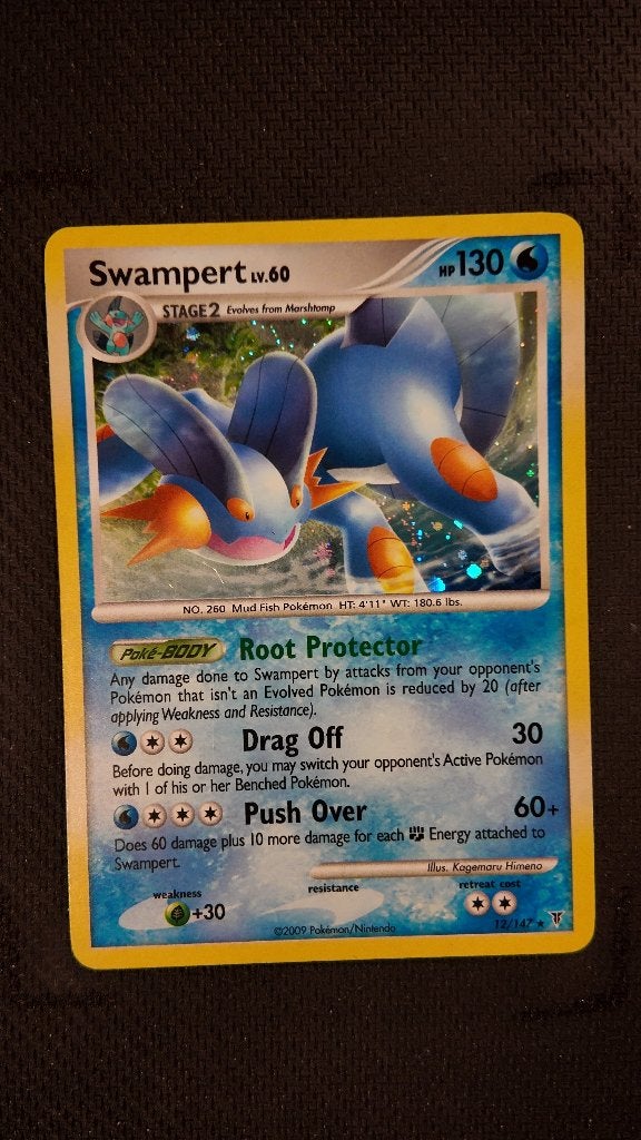 Swampert 1 12 Supreme Victors | Pokemon kaart, Ophalen, Zo goed als nieuw, Losse kaart, Foil