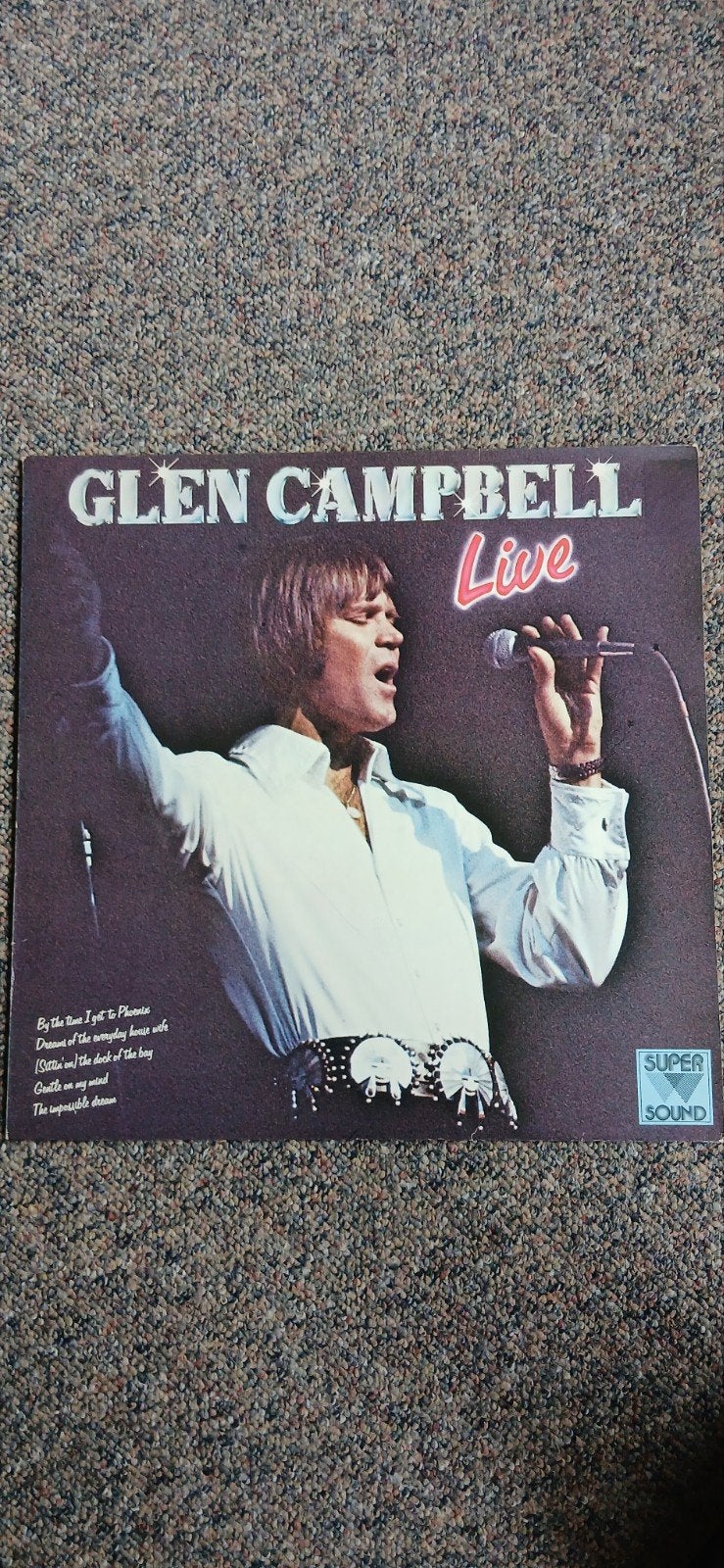 Glen Campbell - Live LP (Pop, Country), Ophalen, LP, Gebruikt, Pop