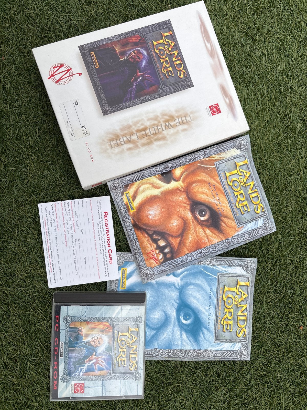 Lands of Lore PC CD-ROM - The White Label (Westwood), Gebruikt, 1 speler, Ophalen of Verzenden, Role Playing Game (Rpg)
