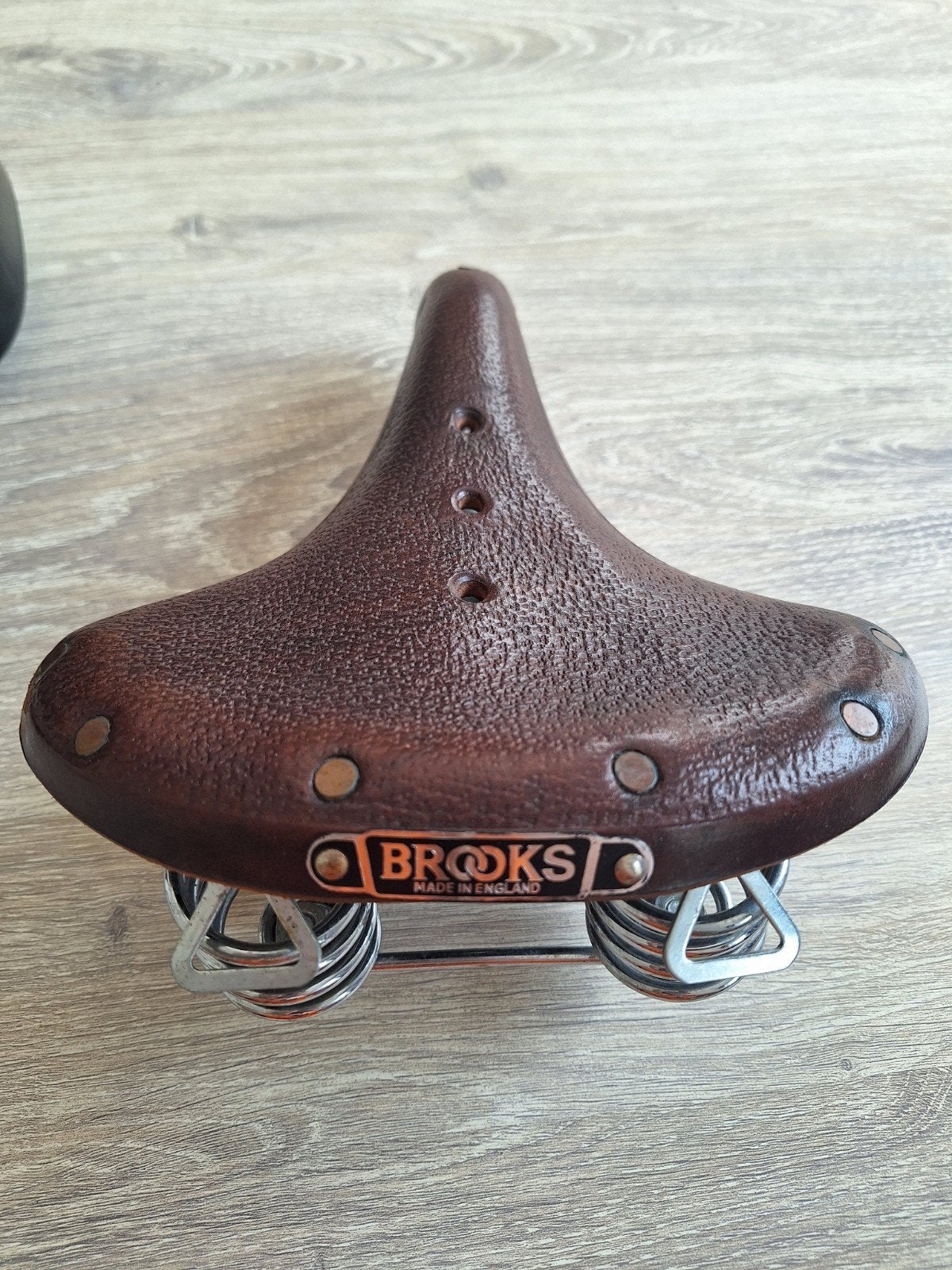 brooks b66 bruin leren zadel, Fietsen en Brommers, Fietsonderdelen, Gebruikt, Leer, Toerfiets, Ophalen of Verzenden