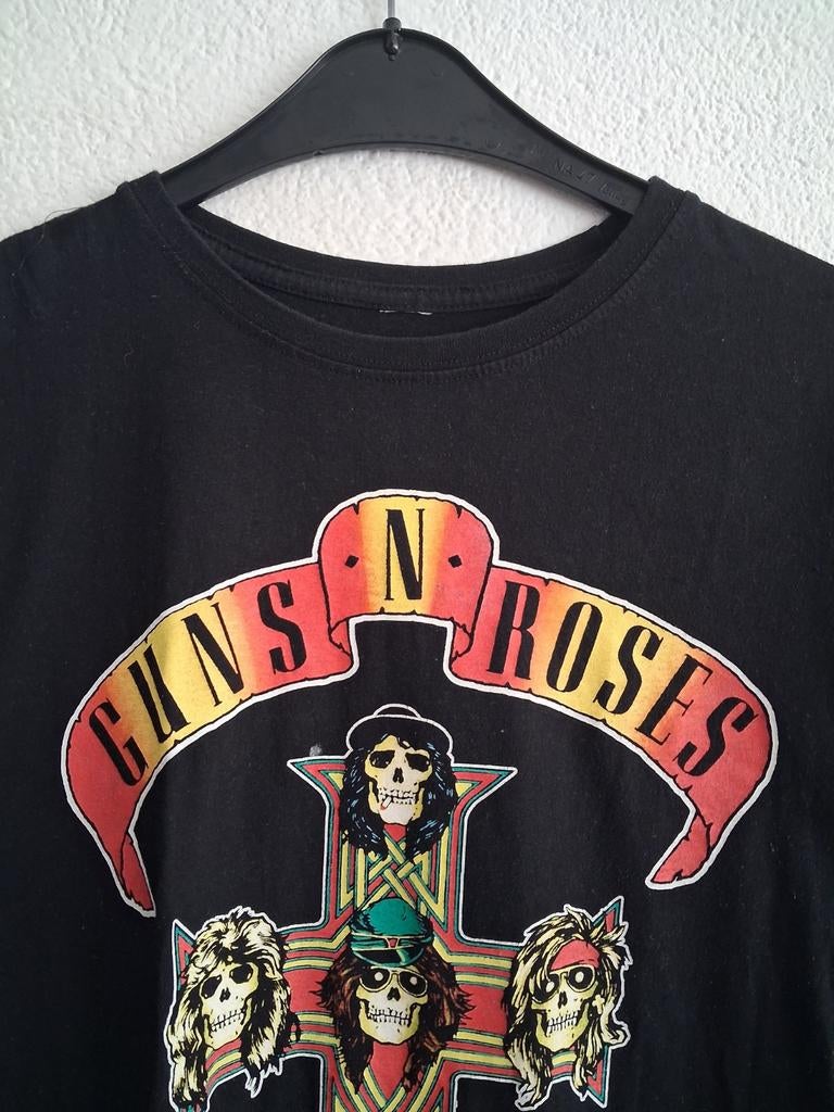 Guns N' Roses T-shirt Zwart Maat M, Kleding | Heren, T-shirts, Maat 48/50 (M), Zwart, Ophalen of Verzenden, Gedragen