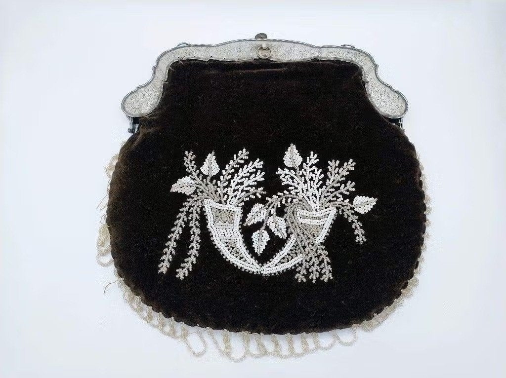 Grote zilveren tasbeugel, S.F. Reitsma, Heerenveen, 1866, Verzenden, Zilver