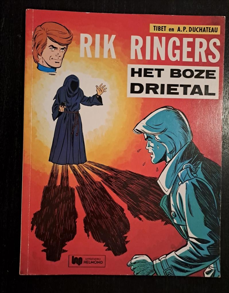 Rik Ringers het boze drietal vintage stripboek 1975 retro, Europa, Ophalen of Verzenden, Gelezen, Eén comic