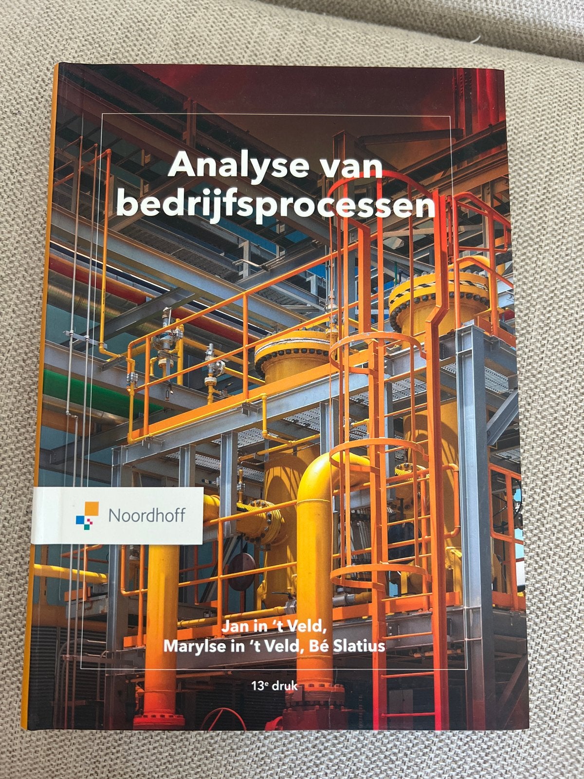 Analyse van bedrijfsprocessen - Jan in 't Veld (13e druk), Ophalen of Verzenden, Gamma, Zo goed als nieuw, HBO
