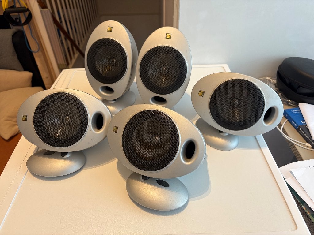 Luidsprekers KEF, Ophalen, Gebruikt, 60 tot 120 watt, Surroundset