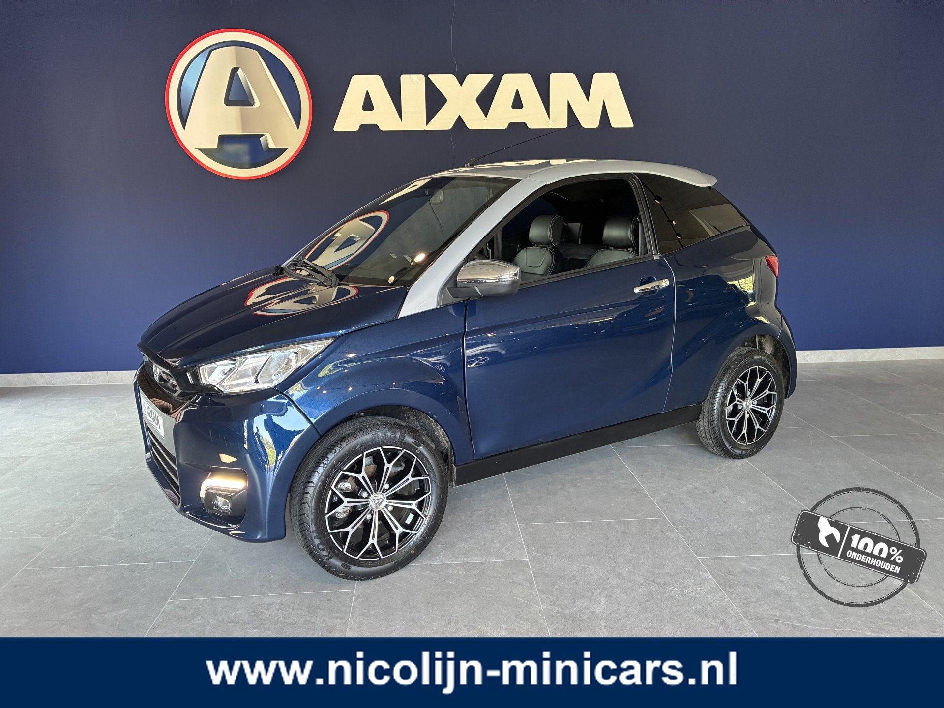 Aixam eCoupé Premium, standkachel, brommobiel 1e eigenaar, Overige merken, Gebruikt, Info@nicolijn-minicars.nl, Nicolijn Minicars