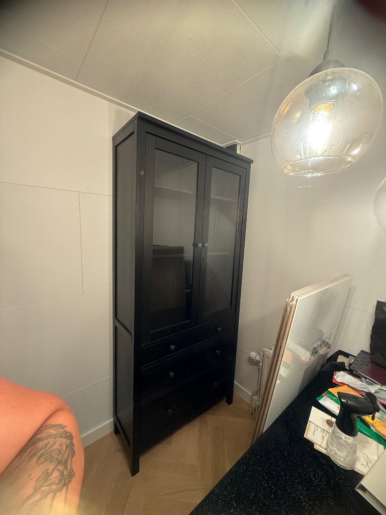 IKEA vitrine kast, Ophalen, Met deur(en), 50 tot 100 cm, 150 tot 200 cm