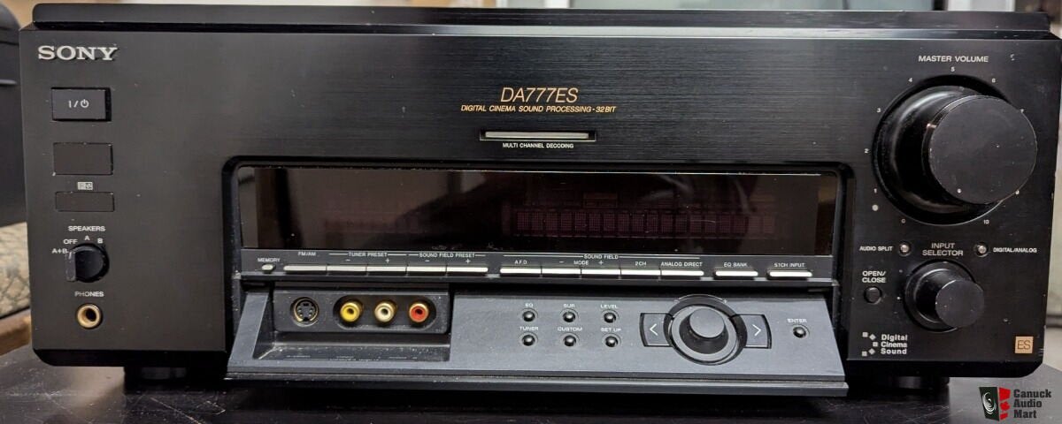 Sony STR-DA777ES zwart zeldzaam! 220 volt., Ophalen, Gebruikt, Sony, 120 watt of meer