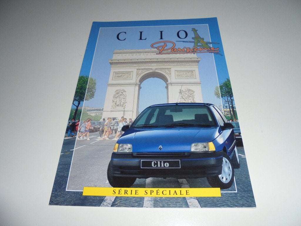 brochure Renault Clio Parisienne  1994, Ophalen of Verzenden, Nieuw, Renault