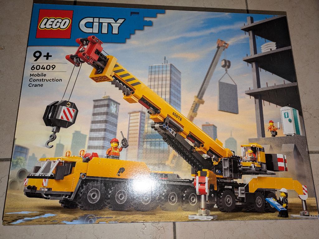 Lego City - Mobiele Bouwkraan -  60409, City, Lego, Nieuw, Ophalen of Verzenden