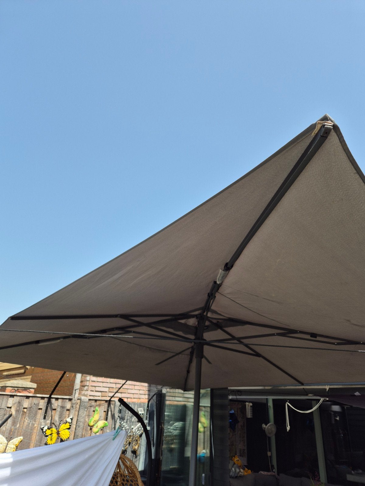 Parasol 4x3m, Tuin en Terras, Ophalen of Verzenden, Zo goed als nieuw, Minder dan 5 meter