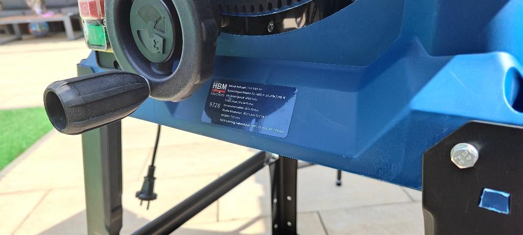 HBM 210 mm Cirkelzaagtafel., Ophalen, Cirkelzaag, Zo goed als nieuw, HBM machines
