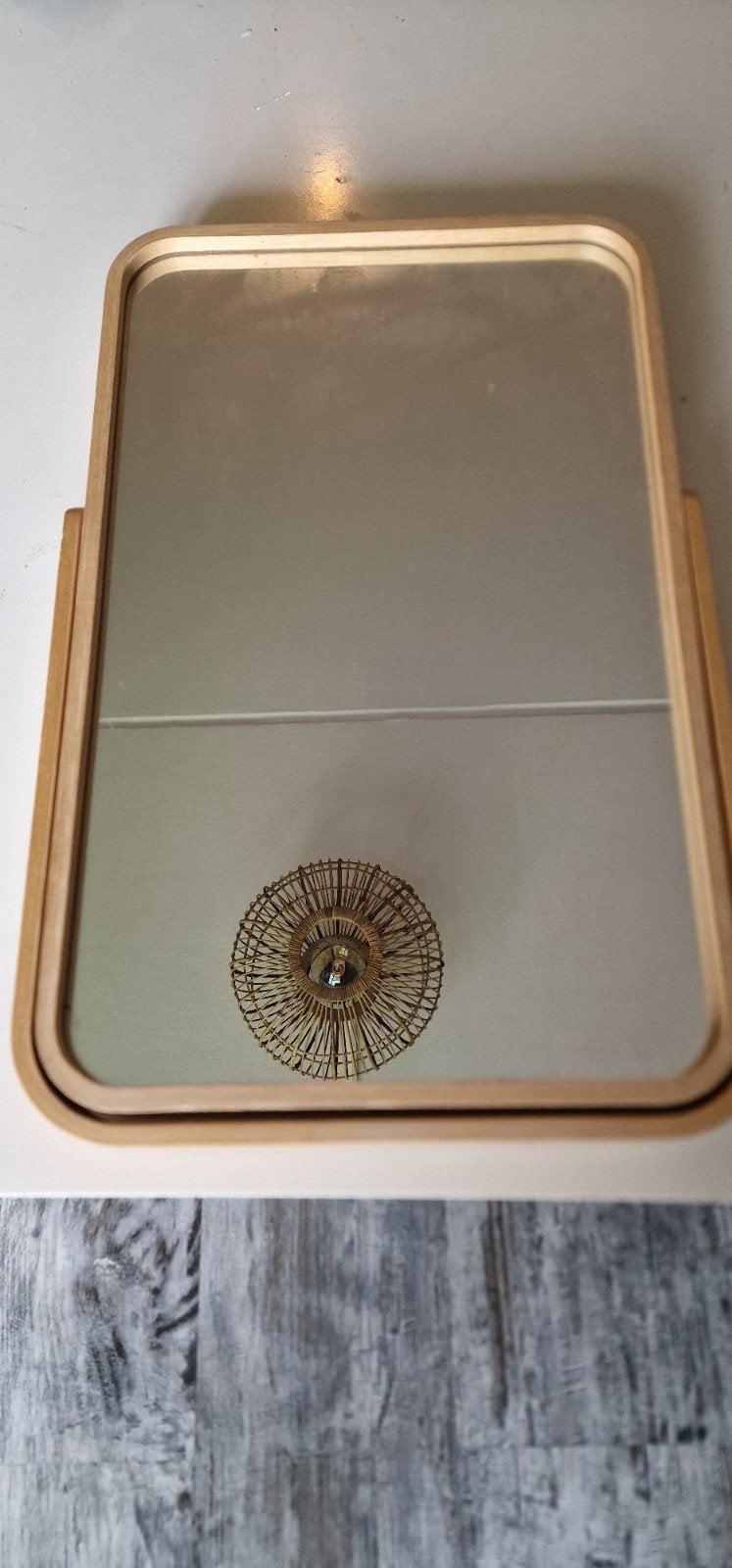 IKEA Table Mirror, 27x40cm, Minder dan 50 cm, Ophalen of Verzenden, Zo goed als nieuw, Minder dan 100 cm
