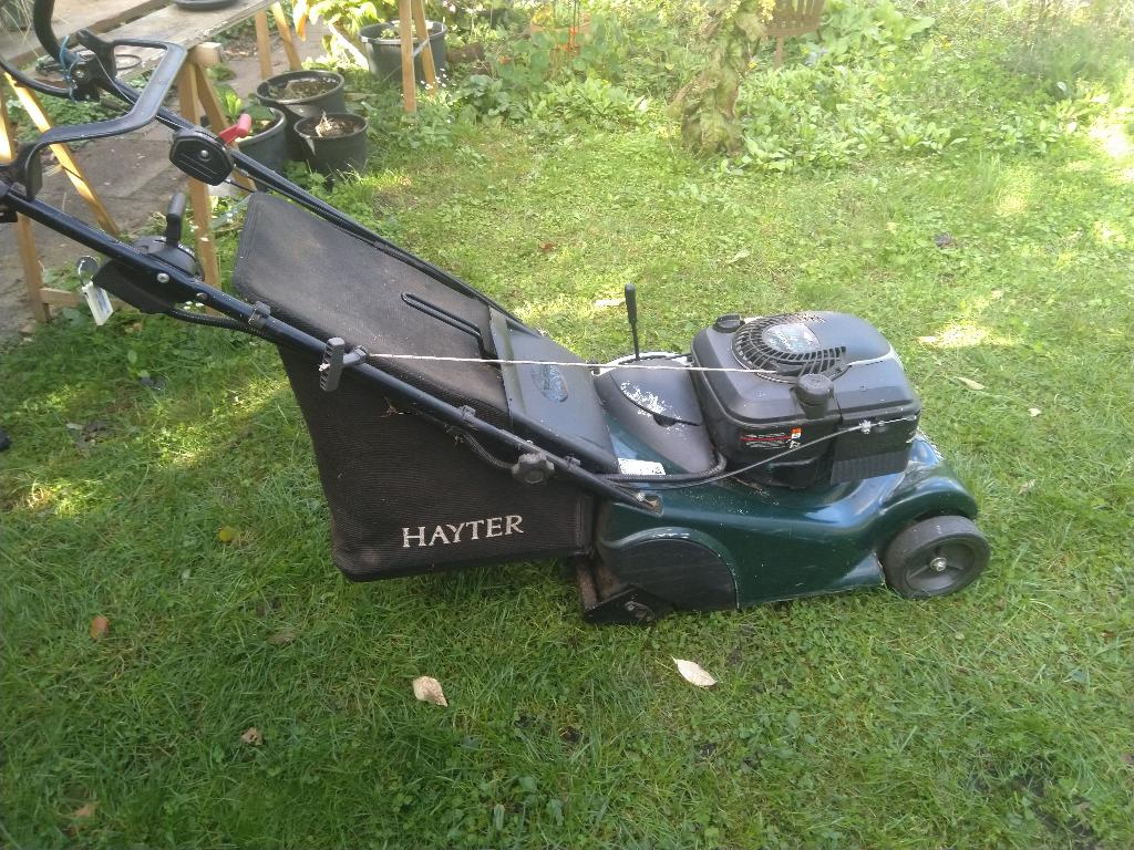 Grasmaaier Hayter Harrier41, Tuin en Terras, Grasmaaiers, Ophalen, Cirkelmaaier, Gebruikt, Hayter