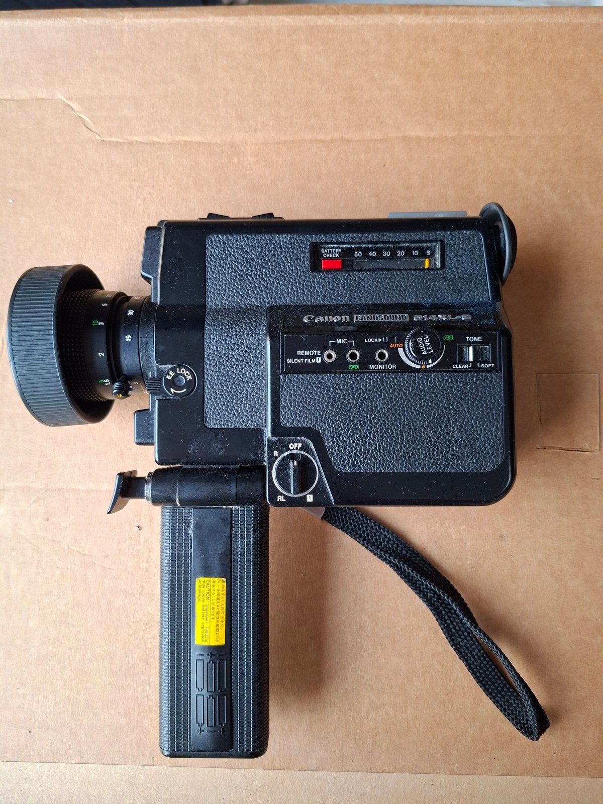 Canon 514XL-S Super 8 Camera - Vintage Filmcamera defect, Ophalen of Verzenden, 8mm, Camera