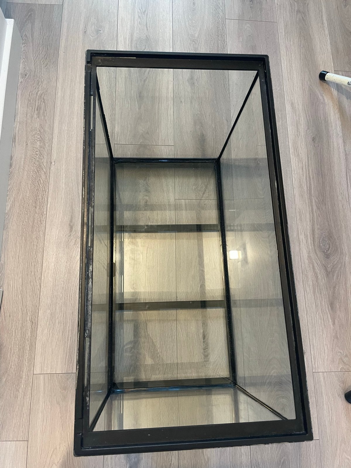Superfish aquarium 100 liter, Ophalen, Inclusief deksel, Zo goed als nieuw, Leeg aquarium