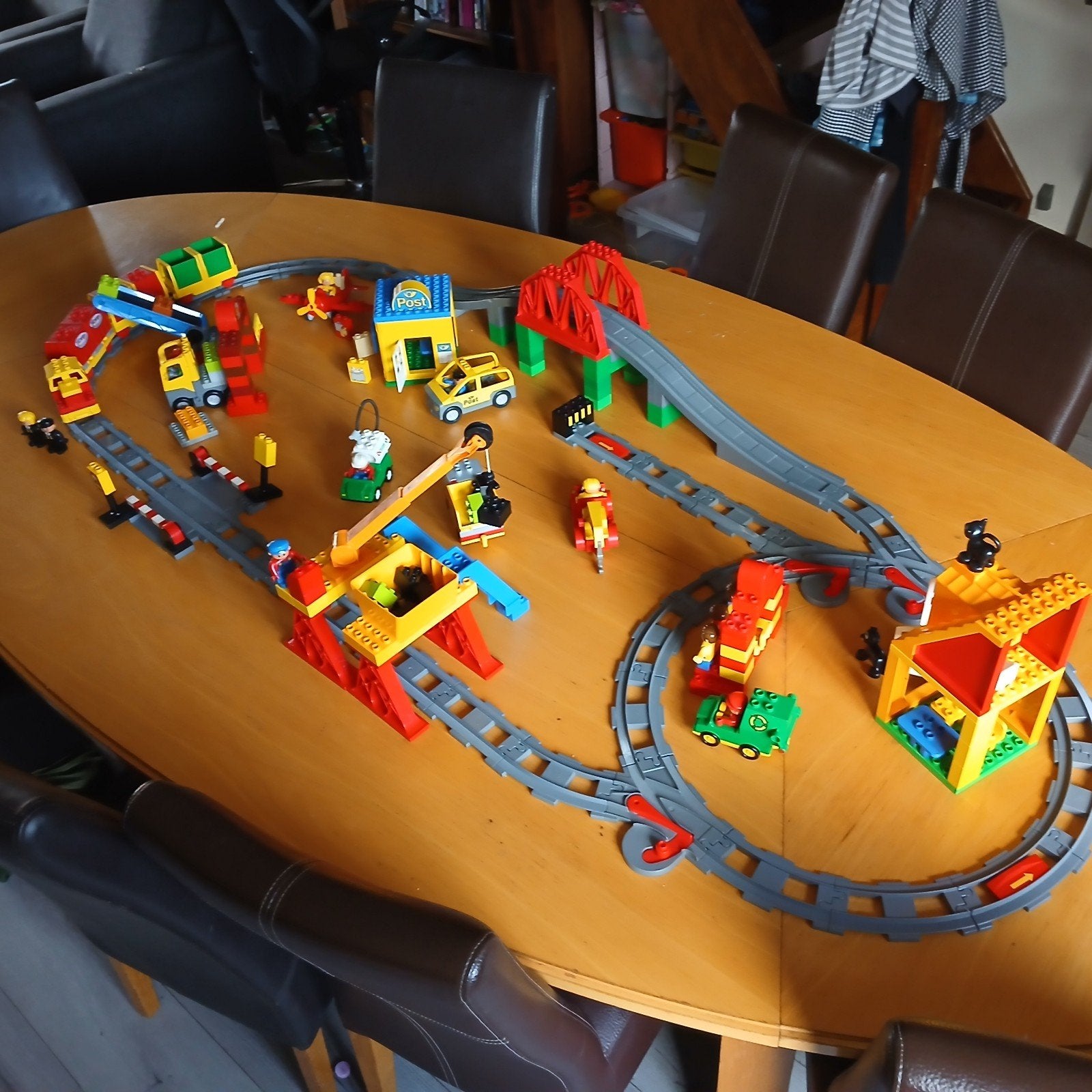 Duplo vintage trein, Kinderen en Baby's, Speelgoed | Duplo en Lego, Ophalen of Verzenden, Gebruikt, Complete set, Duplo