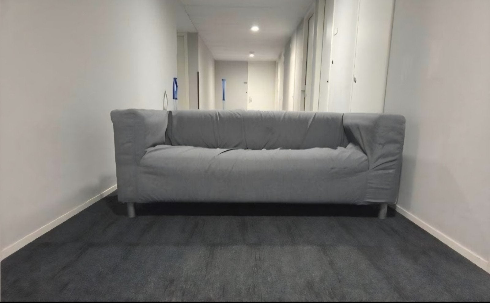 IKEA Klippan 2-zitsbank - Grijs, Gebruikt, 150 tot 200 cm, Tweepersoons, 75 tot 100 cm