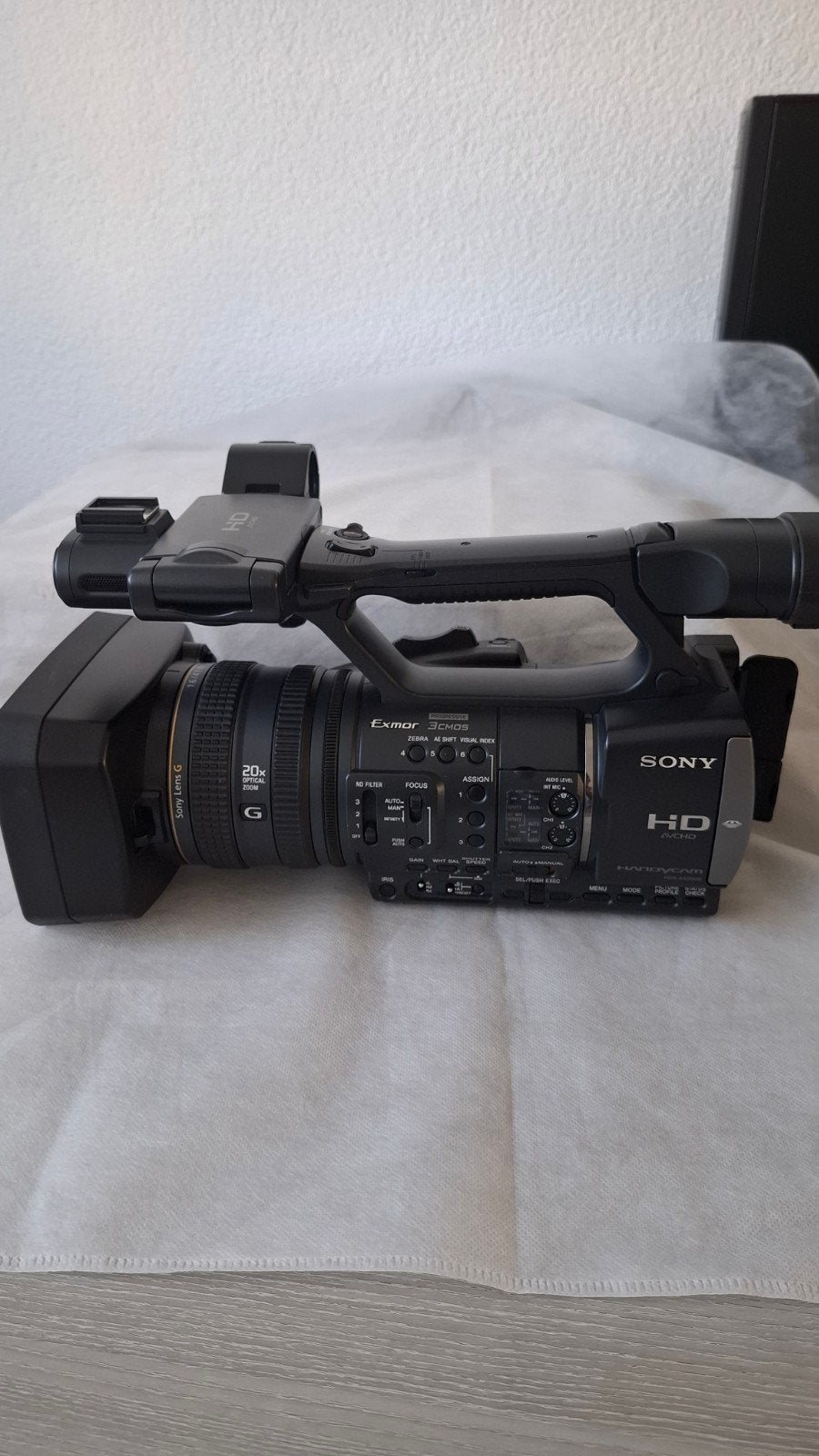 Sony HDR-AX2000E Full HD Camcorder met accessoires, Full HD, Ophalen of Verzenden, Zo goed als nieuw, Sony