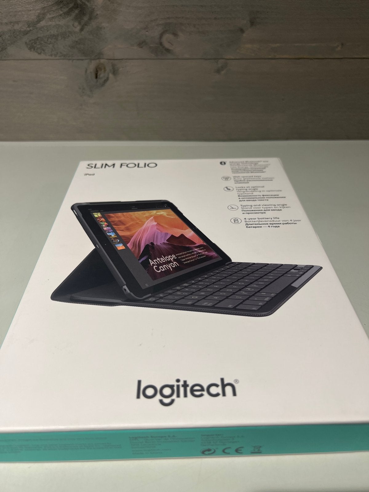 Logitech Slim Folio toetsenbordhoes voor iPad, N, N, Nieuw, Ophalen of Verzenden
