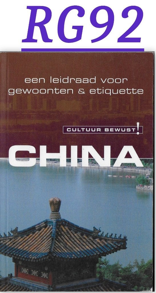 Rg92 Reisgids de cultuur bewust china gids ( 2007 ), Boeken, Overige merken, Europa, Ophalen of Verzenden, Zo goed als nieuw