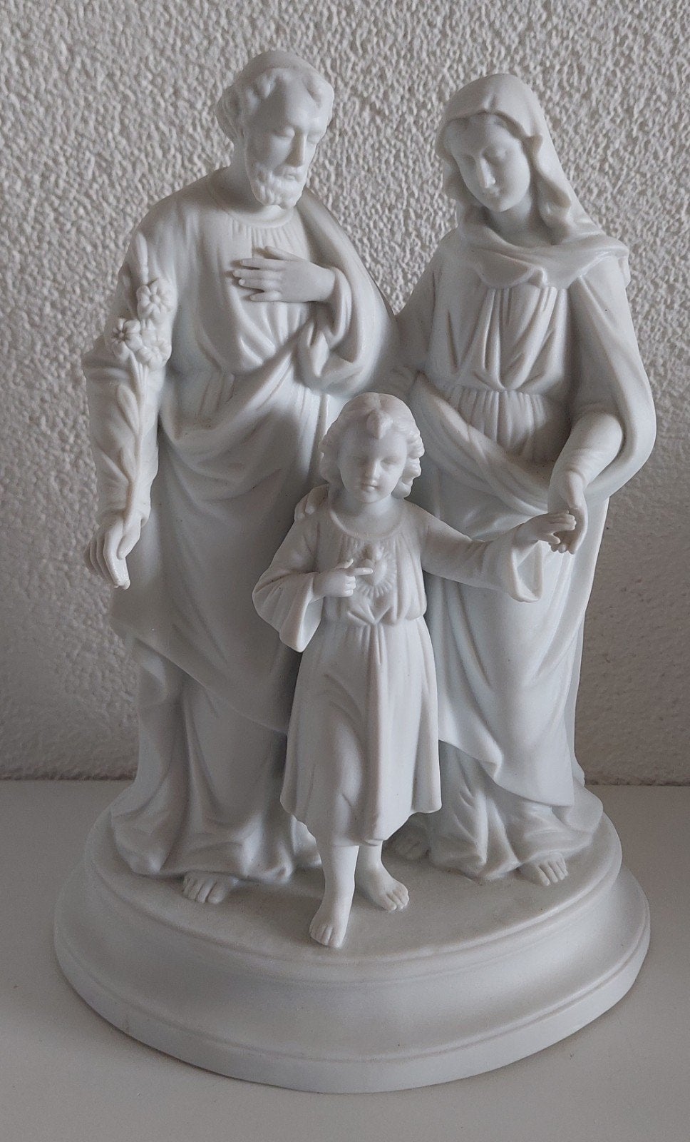 Biscuit porseleinen beeld Heilige Familie, Antiek en Kunst, Ophalen of Verzenden