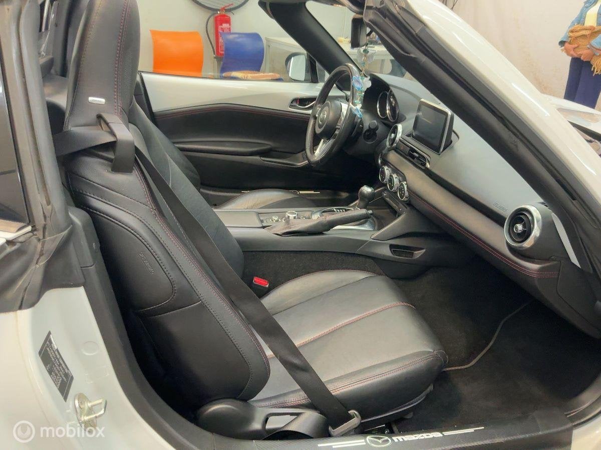Mazda MX-5 RF 2.0 SkyActiv-G 160 GT-M Automaat Leer Navi Bos, Automaat, 1998 cc, Achterwielaandrijving, Zwart
