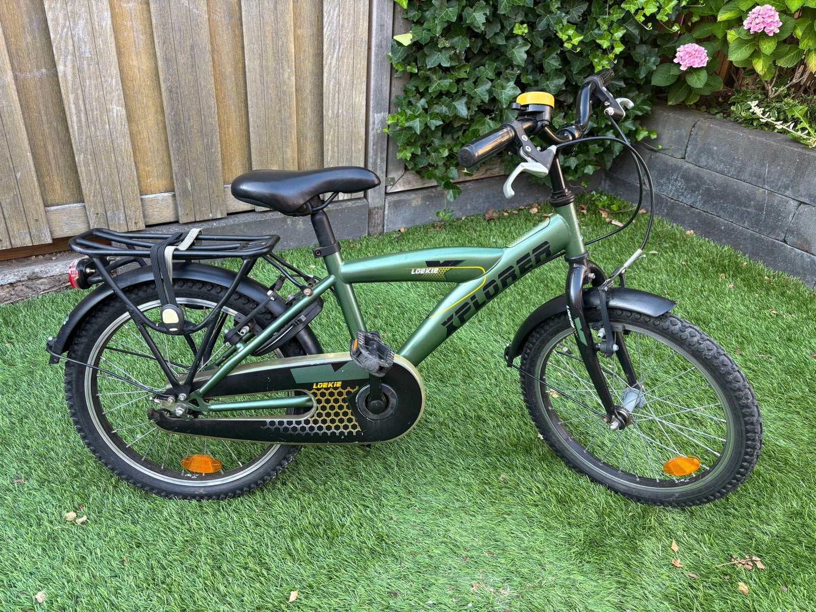 Jongensfiets 18 inch - Groen, Ophalen, Gebruikt