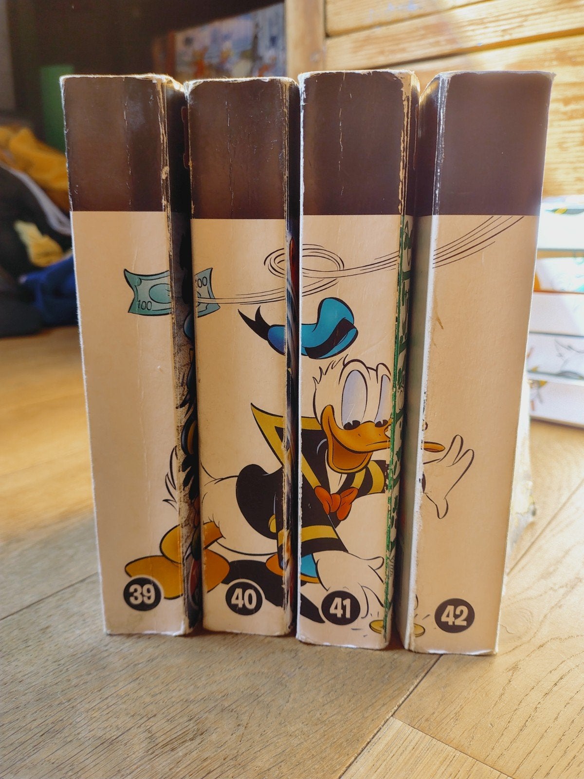 Donald Duck Thema Pocke - Nummers 39, 40, 41, 42, Boeken, Meerdere stripboeken, Ophalen of Verzenden, Gelezen, Walt Disney