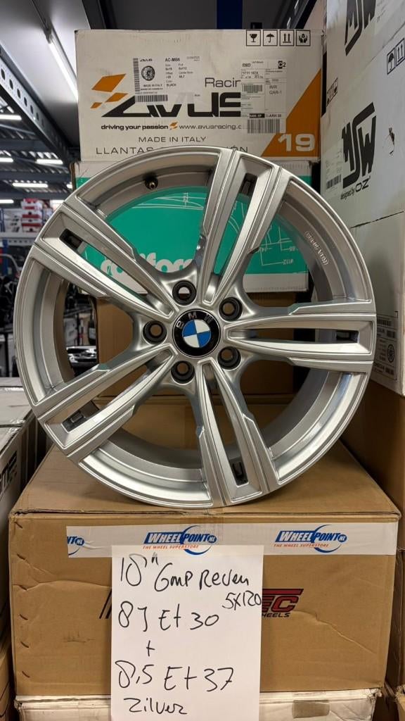 18'' GMP Velgen 5x120 Breedset Bmw 3serie 5 serie, 18 inch, Gebruikt, Velg(en), Ophalen of Verzenden