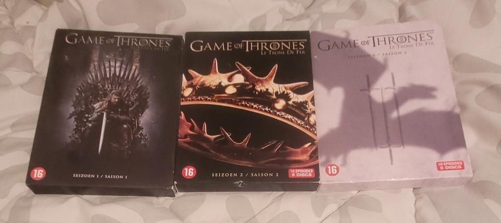 Game of thrones seizoen 1 tm 3, Vanaf 16 jaar, Ophalen, Zo goed als nieuw, Science Fiction en Fantasy
