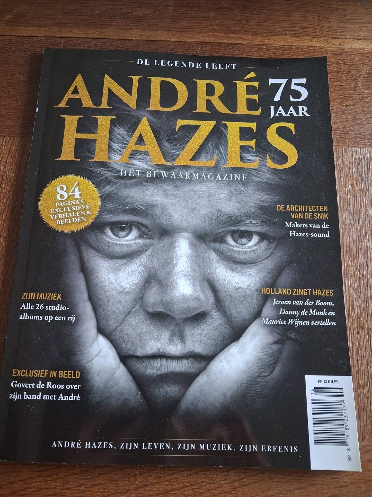 André Hazes Boeken & Magazine - Unieke Collectie, Ophalen of Verzenden, Zo goed als nieuw, Artiest, Govert de Roos
