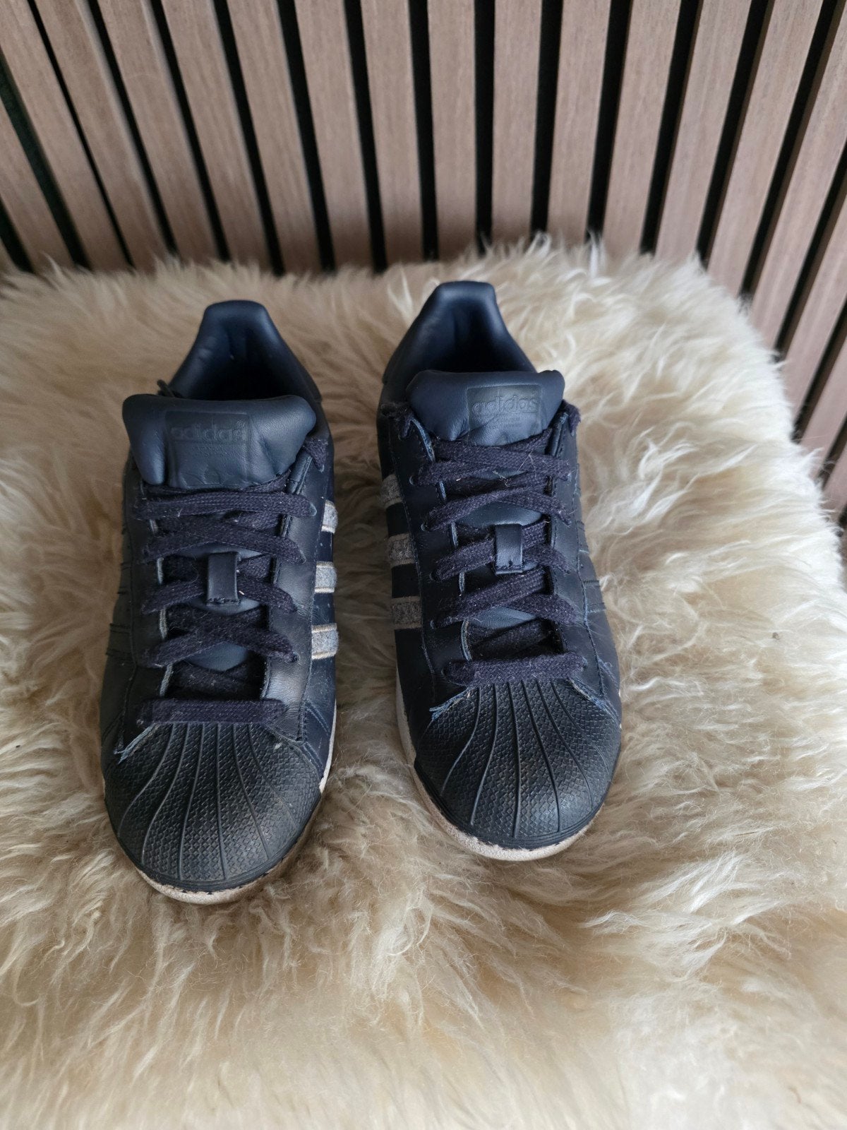 Adidas Superstar leer. Maat 37 1/3, Ophalen, Adidas, Jongen of Meisje, Schoenen