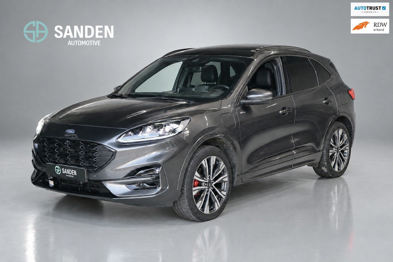 Ford Kuga 2.5 PHEV ST-Line X|Automaat|Adaptiv LED|Head Up|Pa, Auto's, Dealer onderhouden, Gebruikt, Zwart, 4 cilinders