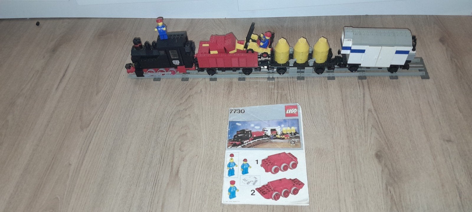 lego trein 12v 7730 zgan 100% compleet erg mooi met boekje, Compleet, Overige thema's, Lego, Ophalen of Verzenden