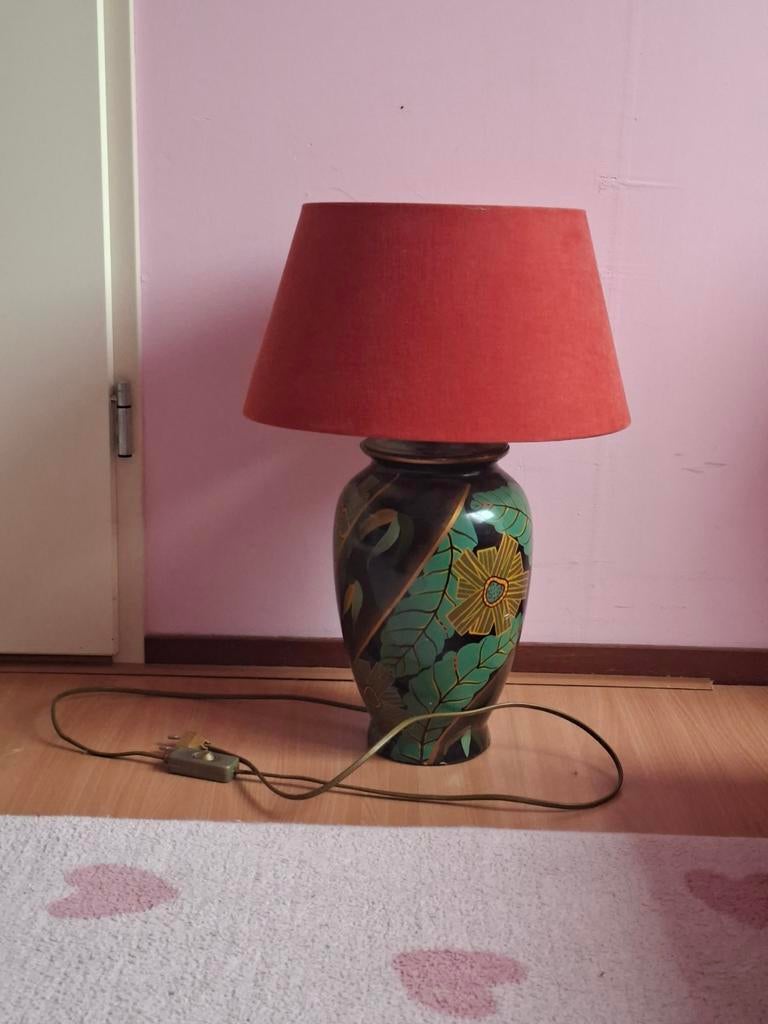 Jungle stalamp, Huis en Inrichting, Lampen | Tafellampen, Gebruikt, Ophalen