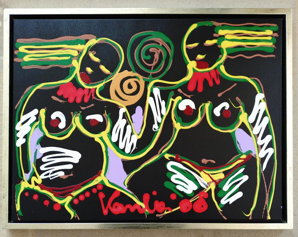 == Jacob Kanbier 1949-2020 == 2 naakten ==, Antiek en Kunst, Ophalen