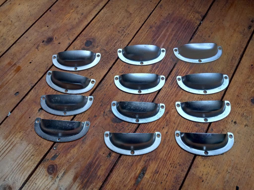 RVS nautische komgrepen 12 stuks. aluminium , 2 stuks, Ophalen of Verzenden, Gebruikt, Rvs, Overige typen