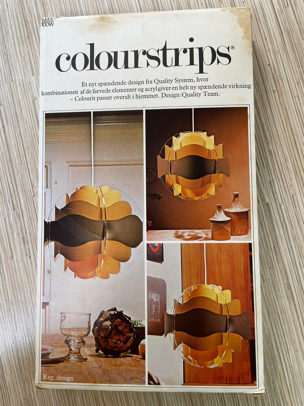 Space age jaren 70 lamp, Ophalen of Verzenden, Zo goed als nieuw, Kunststof, Jaren 70