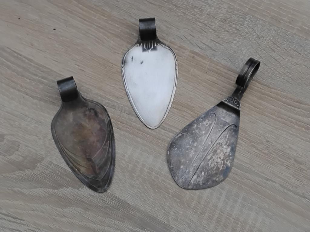 Set van 3 Vintage Sola Zilveren Gebaksschepjes, Ophalen