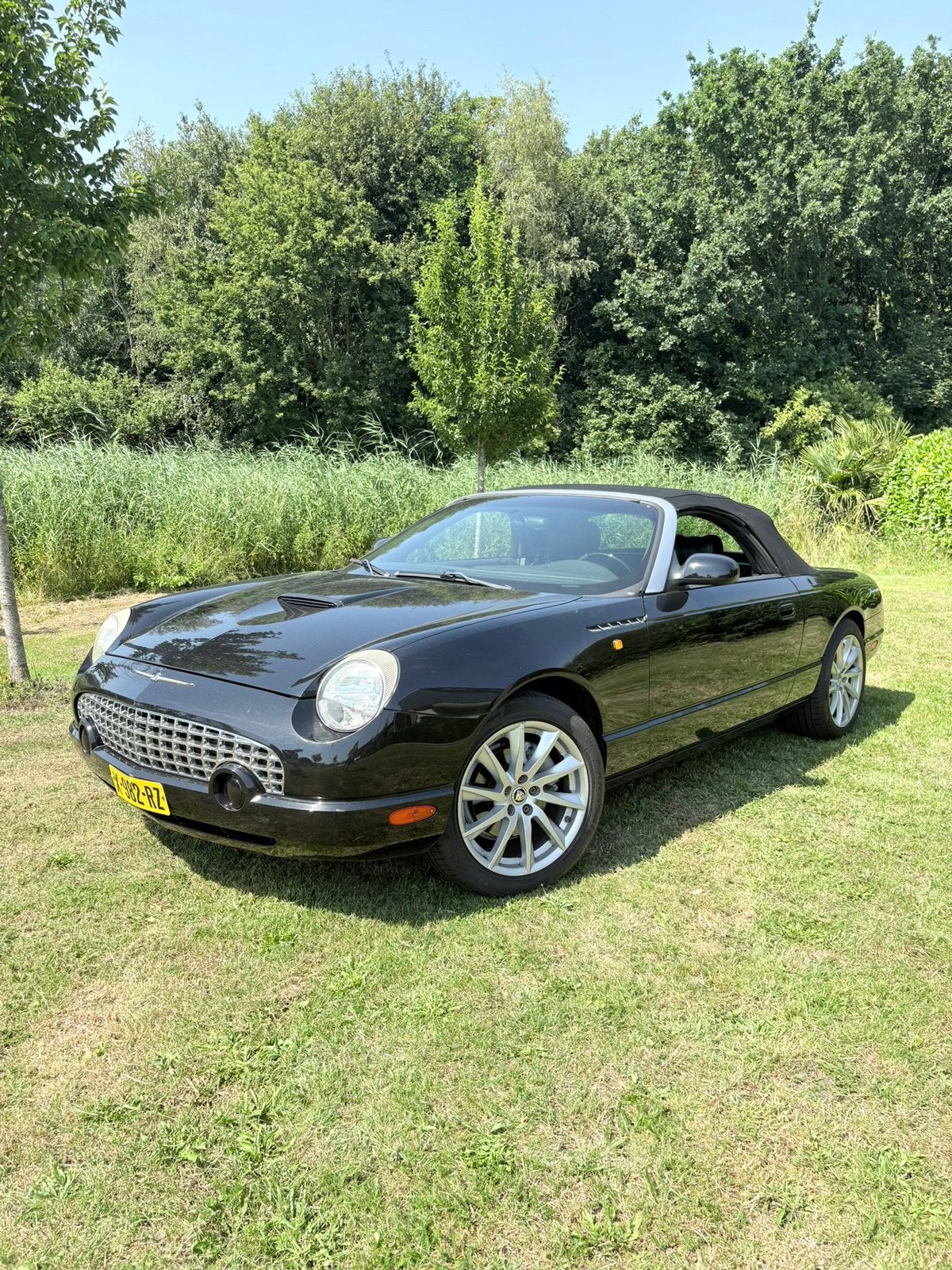Ford Thunderbird 2002 Zwart, Achterwielaandrijving, Cabriolet, 3900 cc, Zwart