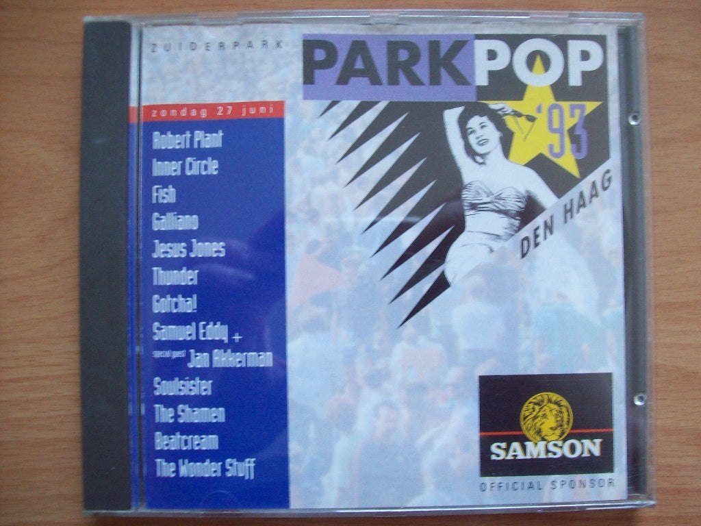 Parkpop '93 Den Haag, Zuiderpark (Robert Plant, Fish, Inner, Ophalen of Verzenden, Zo goed als nieuw, Verzamelalbum, Pop
