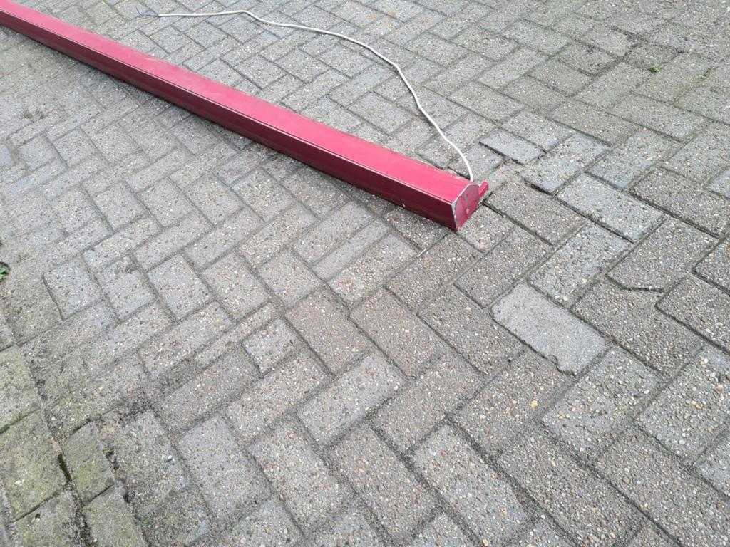 zonnescherm/screen elektrisch TEAB, Tuin en Terras, Zonneschermen, Ophalen, Gebruikt, Elektrisch, 150 tot 300 cm
