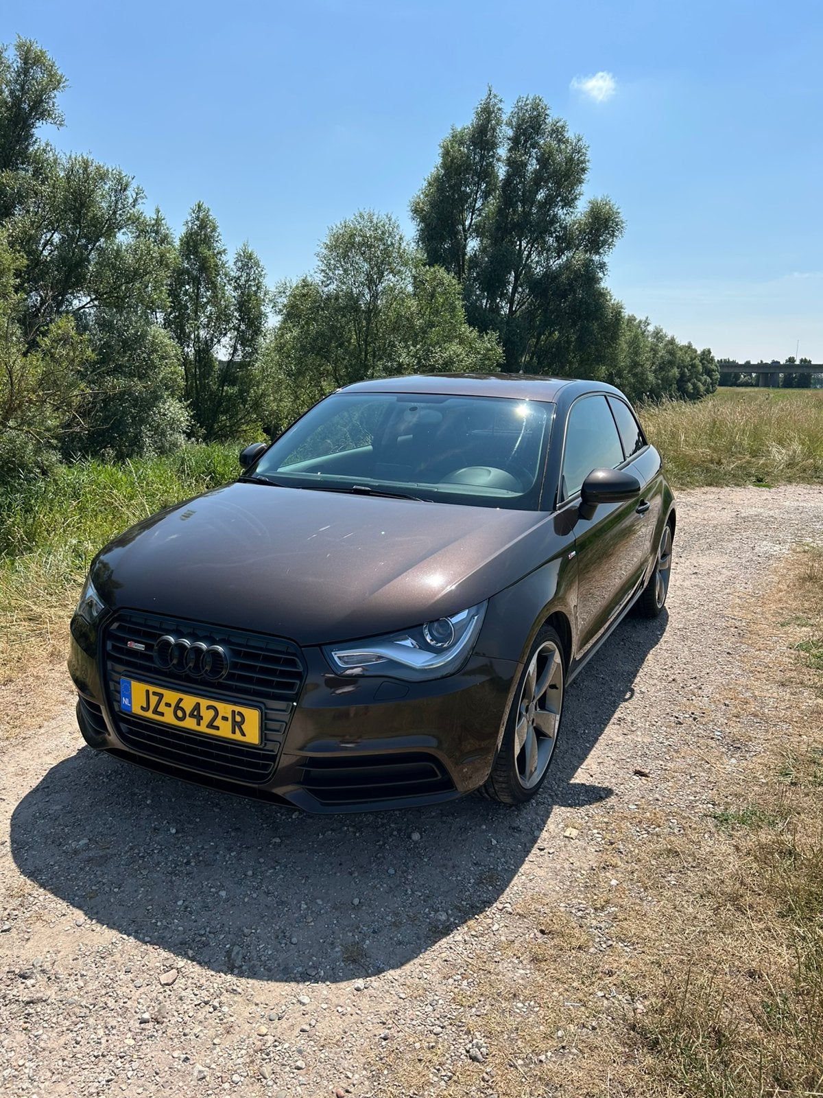 Audi A1 1.4 Tfsi 90KW 2011 Bruin, Auto's, Voorwielaandrijving, A1, Zwart, Bruin