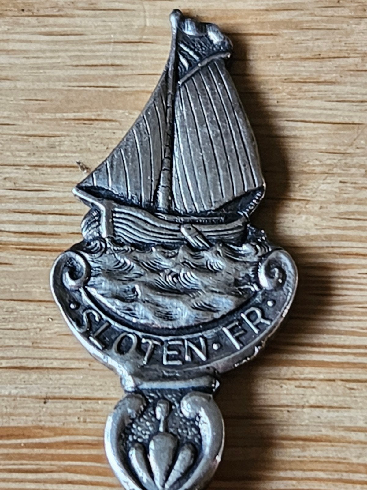 verzilverde  theelepel  Sloten, Ophalen of Verzenden