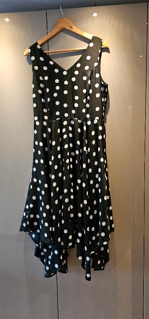 Zwarte jurk met wijde rok, Kleding | Dames, Jurken, Maat 38/40 (M), Bonprix, Zwart, Ophalen of Verzenden