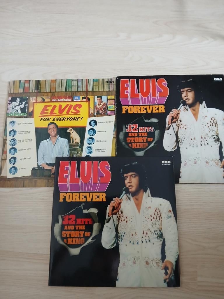 3 lps Elvis, Ophalen of Verzenden, Zo goed als nieuw, Overige formaten
